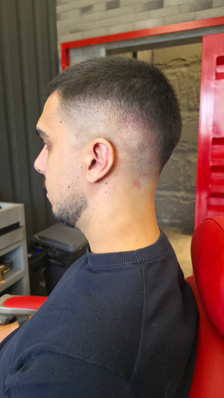 Fresh side fade haircut at YEŞİLKAYA